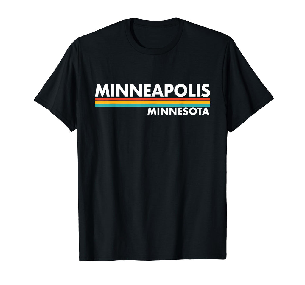 Minneapolis Minnesota Stripes T-Shirt - Aesthetic Graphic Men Women - T-Shirt, Sweatshirt, Hoodie