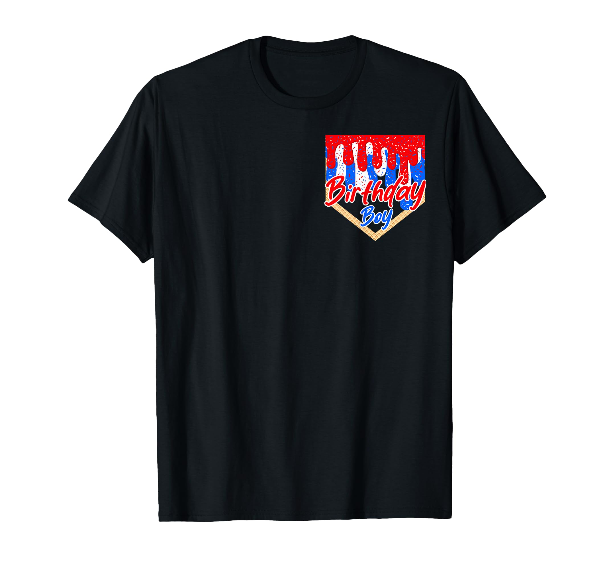 10Th Birthday Baseball Ice Cream Drip T-Shirt - Novelty Apparel for Adults - T-Shirt, Sweatshirt, Hoodie