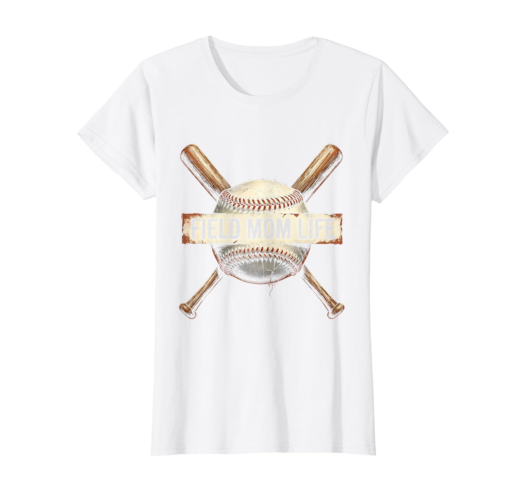 Field Mom Life Baseball Mom T-Shirt - Minimalist Print Unisex - T-Shirt, Sweatshirt, Hoodie