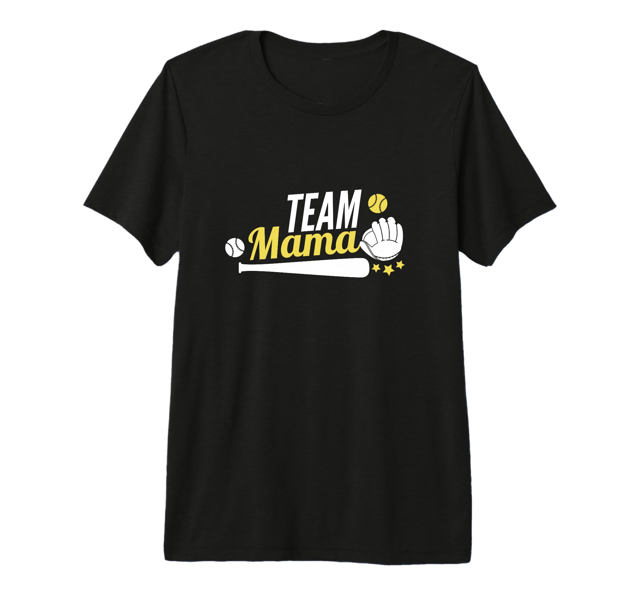 Team Mama Baseball Softball Mom Gift T-Shirt - Fun Novelty Design Unisex - T-Shirt, Sweatshirt, Hoodie