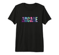 Arcade Gaming Enthusiast Tri Blend T-Shirt - Minimalist Print for Adults - T-Shirt, Sweatshirt, Hoodie