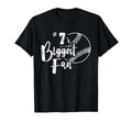 Seven 7 Biggest Fan Softball Mom T-Shirt - Aesthetic Graphic for Adults - T-Shirt, Sweatshirt, Hoodie