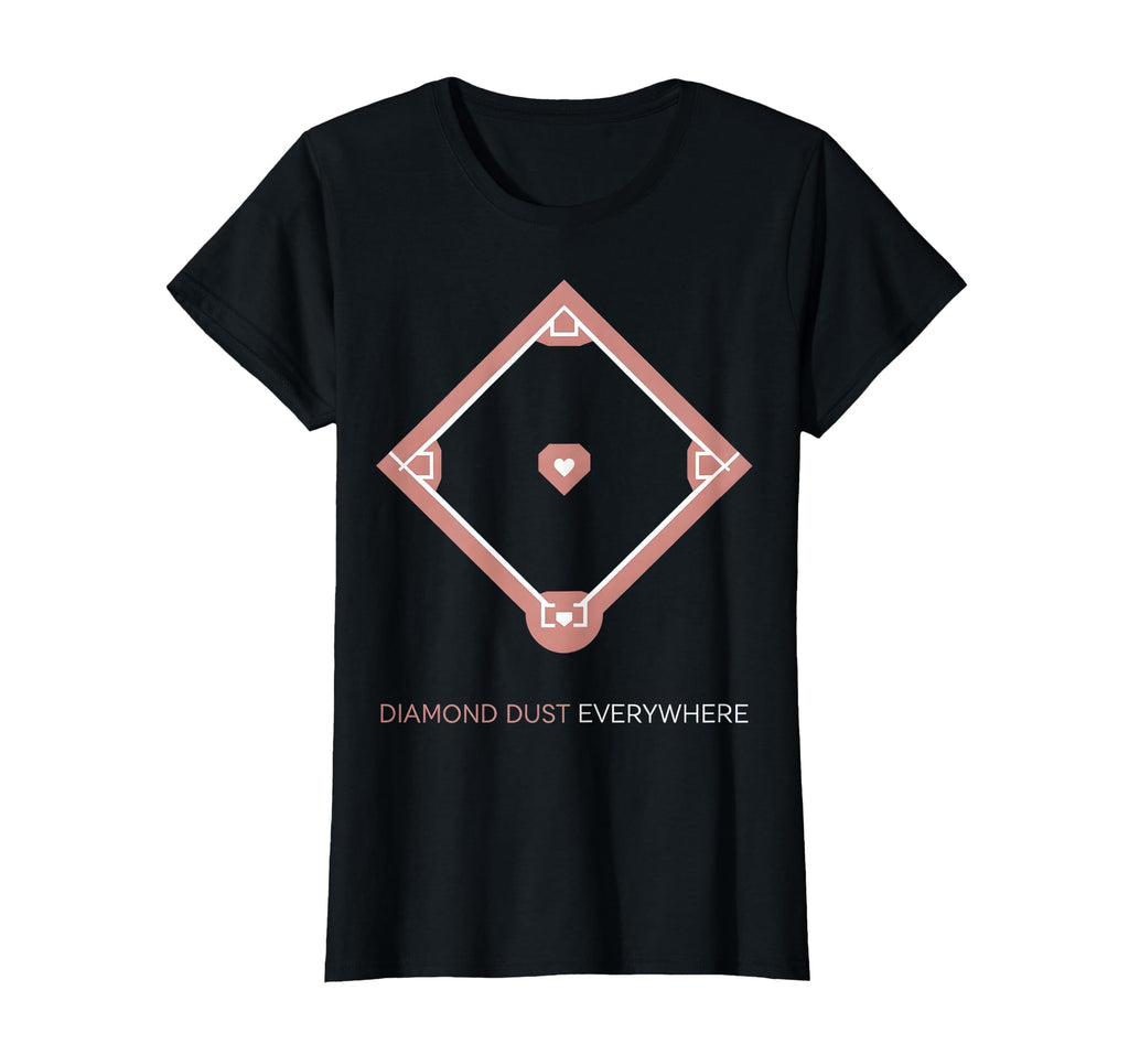 Diamond Dust Everywhere Baseball Mom T-Shirt - Fun Novelty Design Unisex - T-Shirt, Sweatshirt, Hoodie