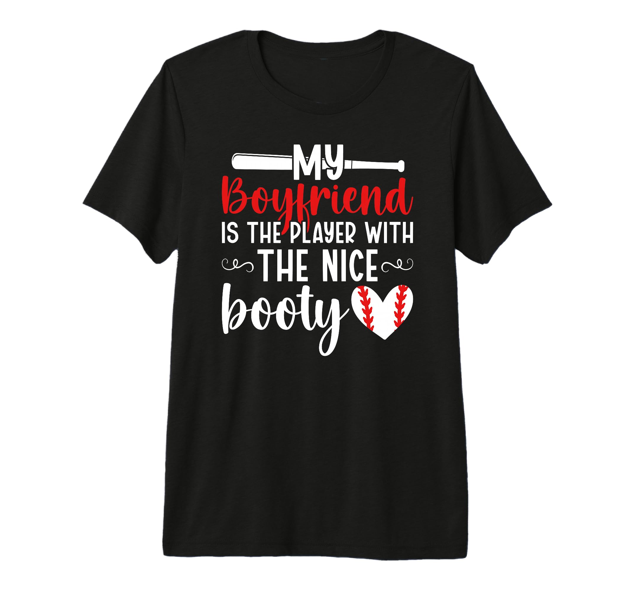 Baseball Girlfriend Funny Girlfriend T-Shirt - Aesthetic Graphic Unisex - T-Shirt, Sweatshirt, Hoodie