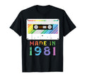 Made 1981 Funny Neon Gift T-Shirt - Trendy Graphic Unisex - T-Shirt, Sweatshirt, Hoodie
