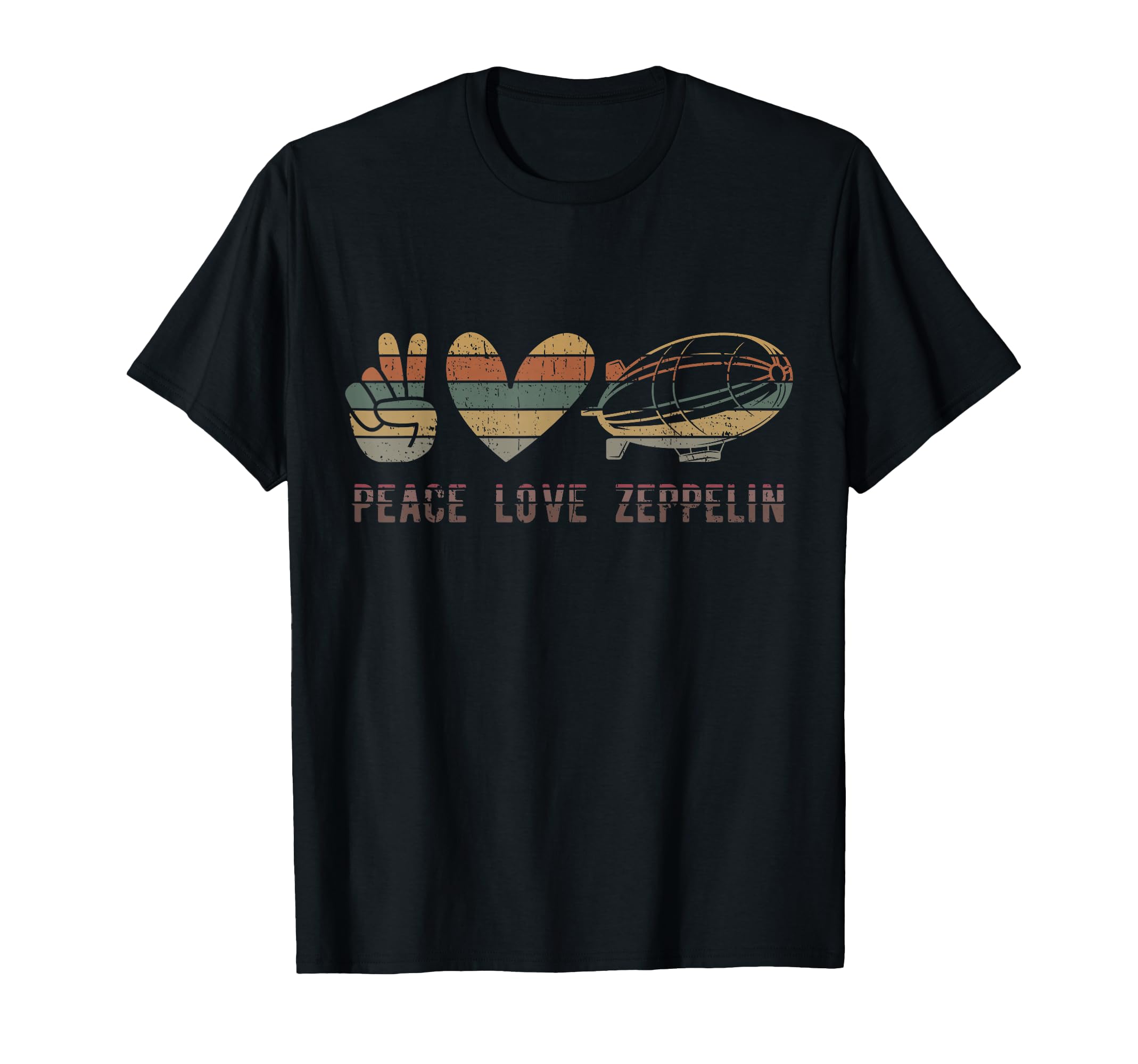 Zeppelin 70S Dirigible Blimp T-Shirt - Casual Everyday Wear Men Women - T-Shirt, Sweatshirt, Hoodie