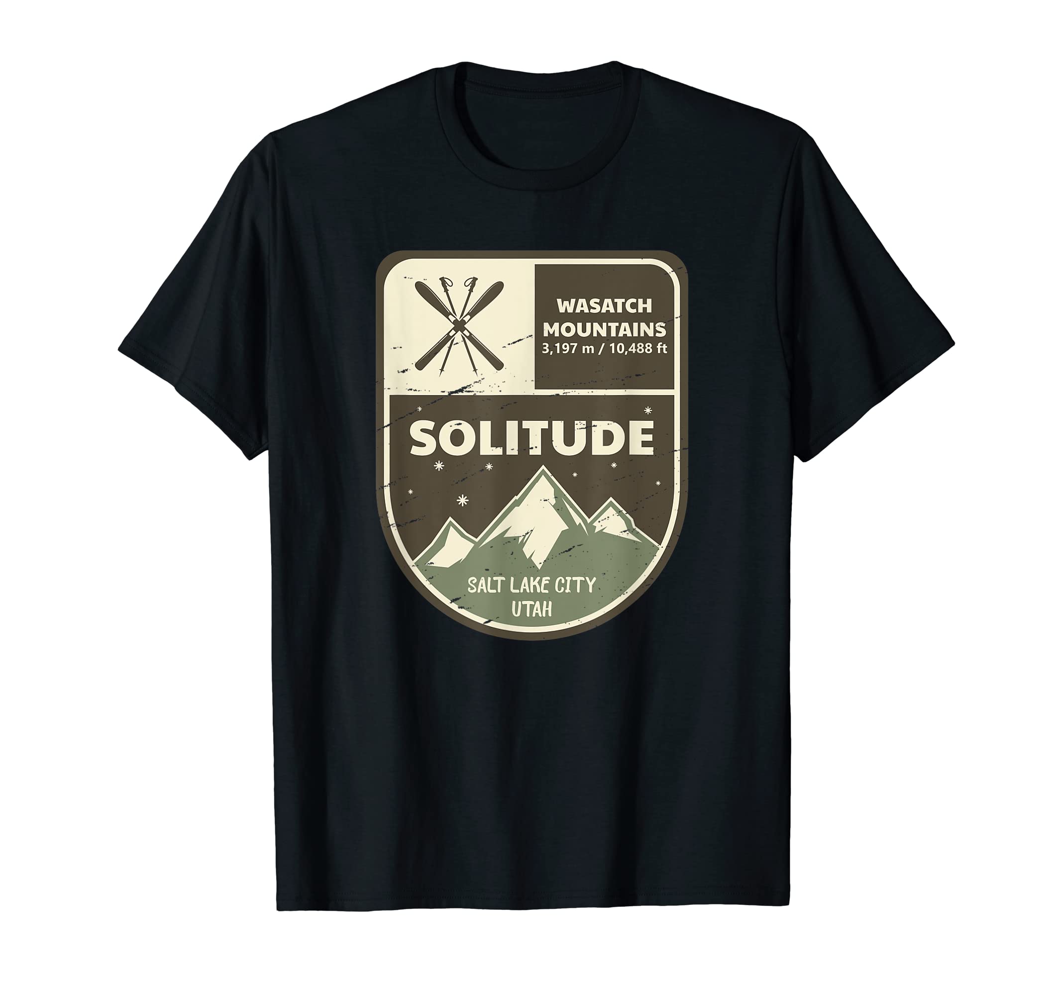 Solitude Wasatch Mountains Utah T-Shirt - Graphic Print for Adults - T-Shirt, Sweatshirt, Hoodie