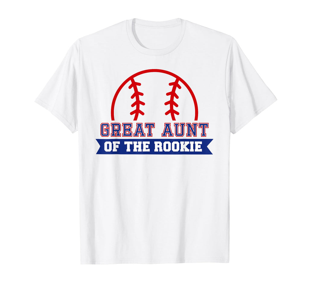 Great Aunt Rookie 1St Birthday Baseball T-Shirt - Custom Art Print Unisex - T-Shirt, Sweatshirt, Hoodie
