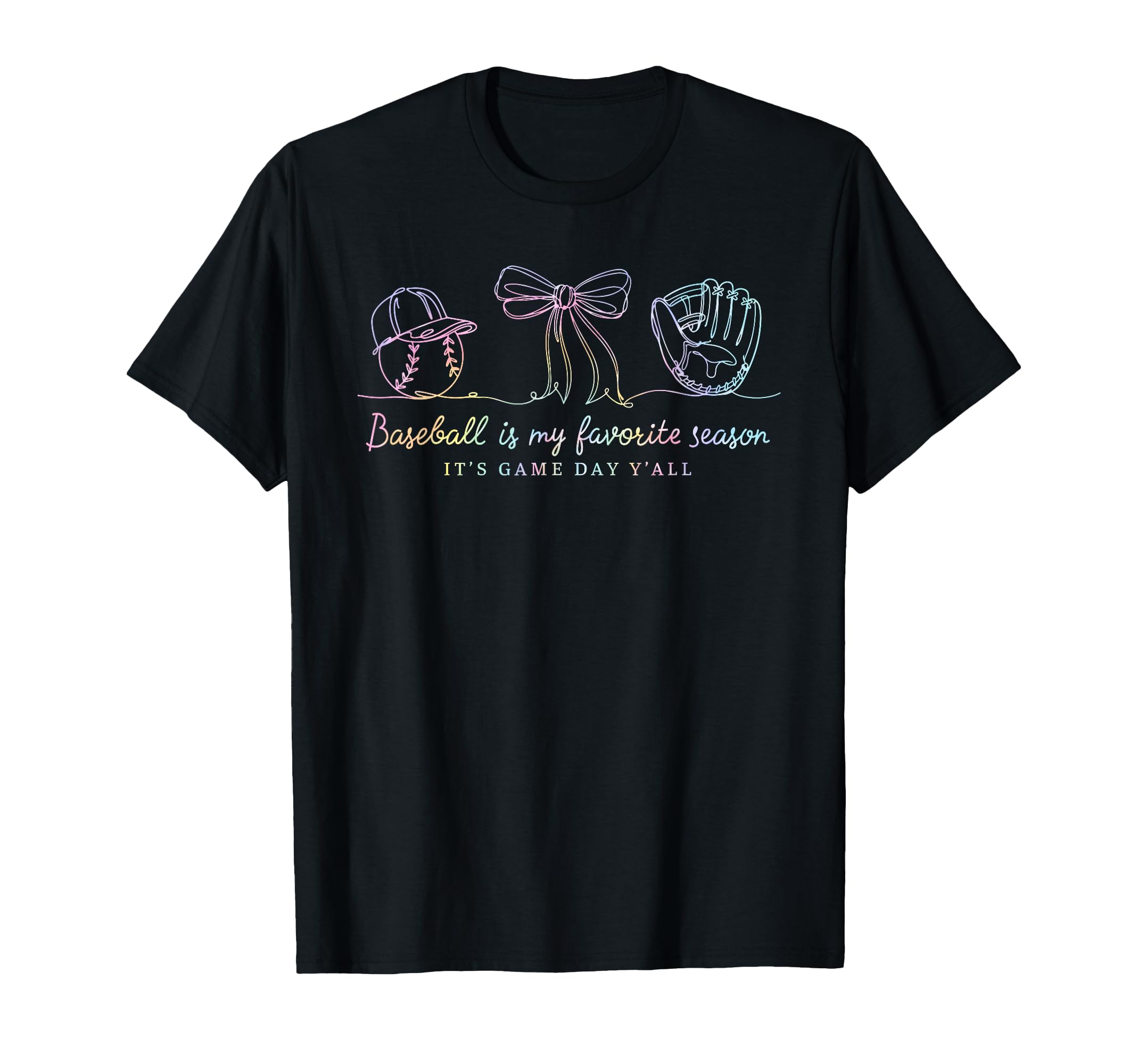 Baseball Is My Favorite Season Tie Dye T-Shirt - Unique Graphic Unisex - T-Shirt, Sweatshirt, Hoodie