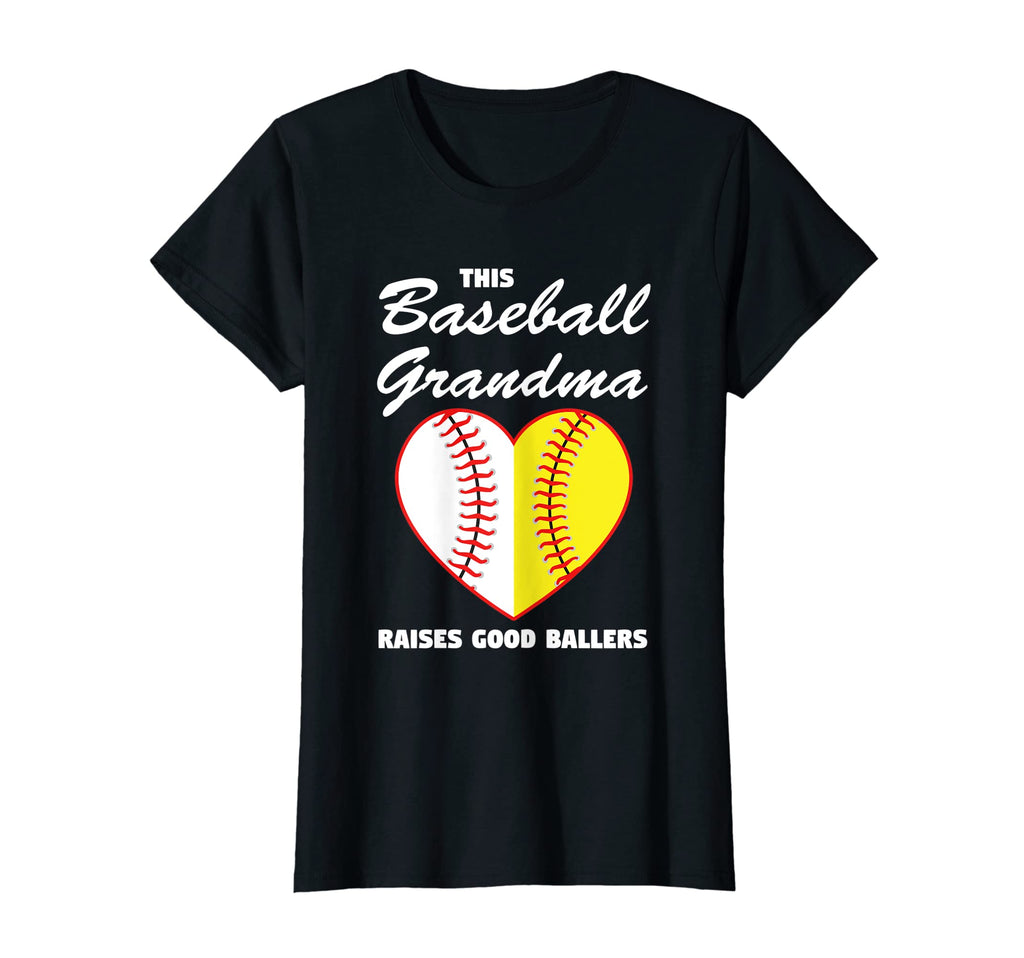 Womens This Baseball Grandma Raise T-Shirt - Trendy Graphic for Adults - T-Shirt, Sweatshirt, Hoodie