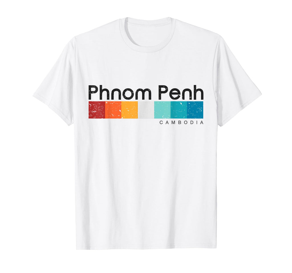 Phnom Penh Cambodia 1980S T-Shirt - Novelty Apparel Men Women - T-Shirt, Sweatshirt, Hoodie