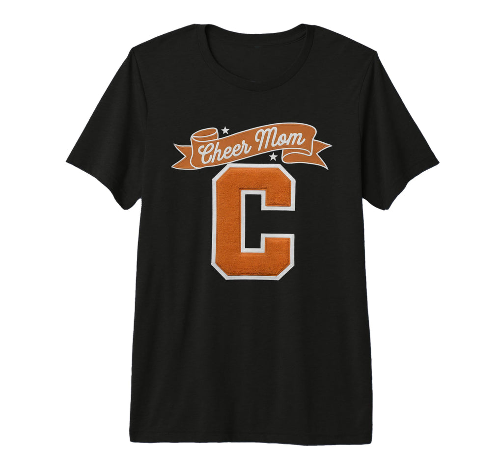Cheer Mom Mother Bow Cheerleader T-Shirt - Aesthetic Graphic Men Women - T-Shirt, Sweatshirt, Hoodie