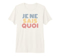 Je Ne Sais Quoi 70S French Typography T-Shirt - Unique Graphic for Adults - T-Shirt, Sweatshirt, Hoodie