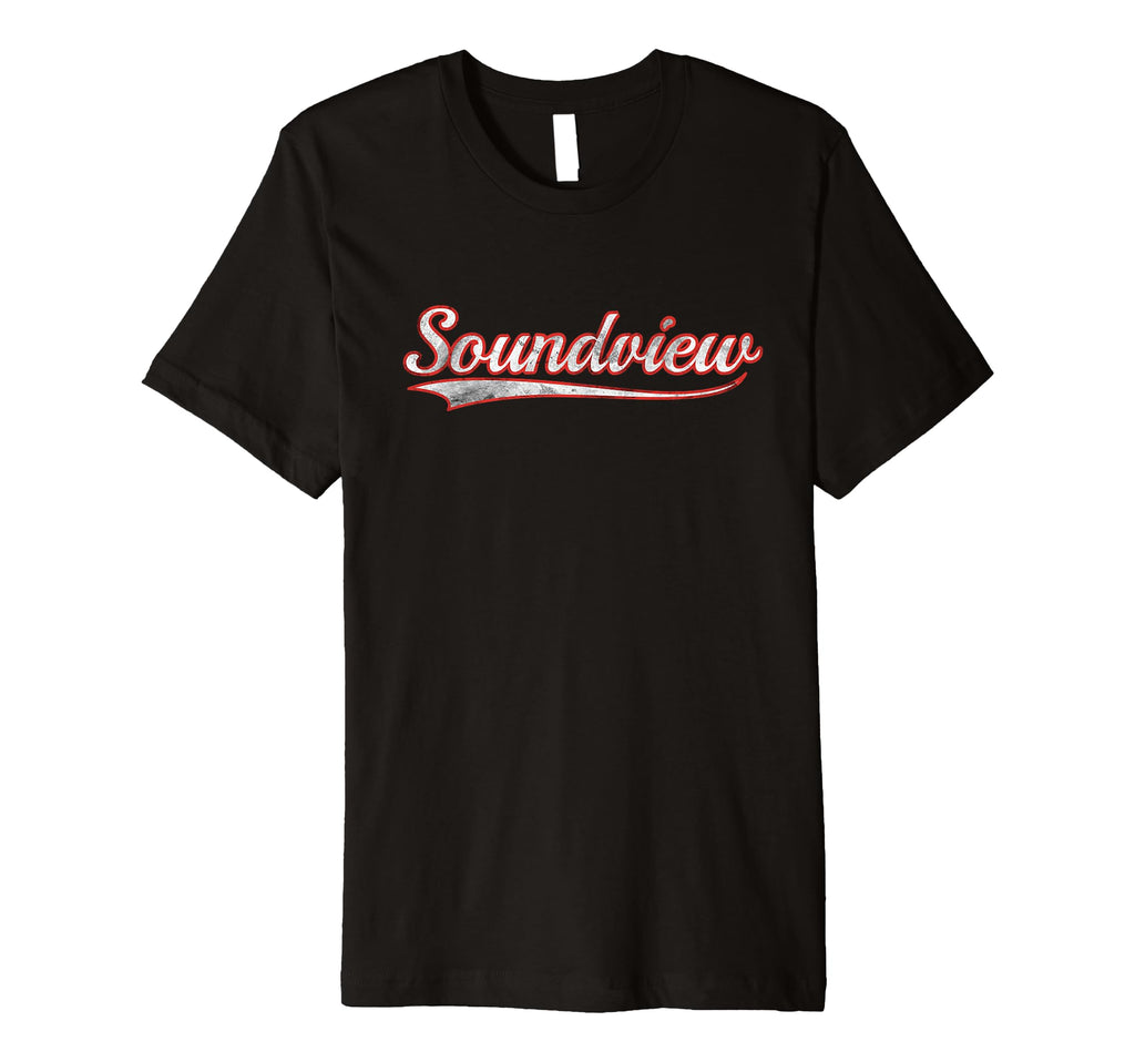 Soundview Varsity Distressed T-Shirt - Aesthetic Graphic for Adults - T-Shirt, Sweatshirt, Hoodie