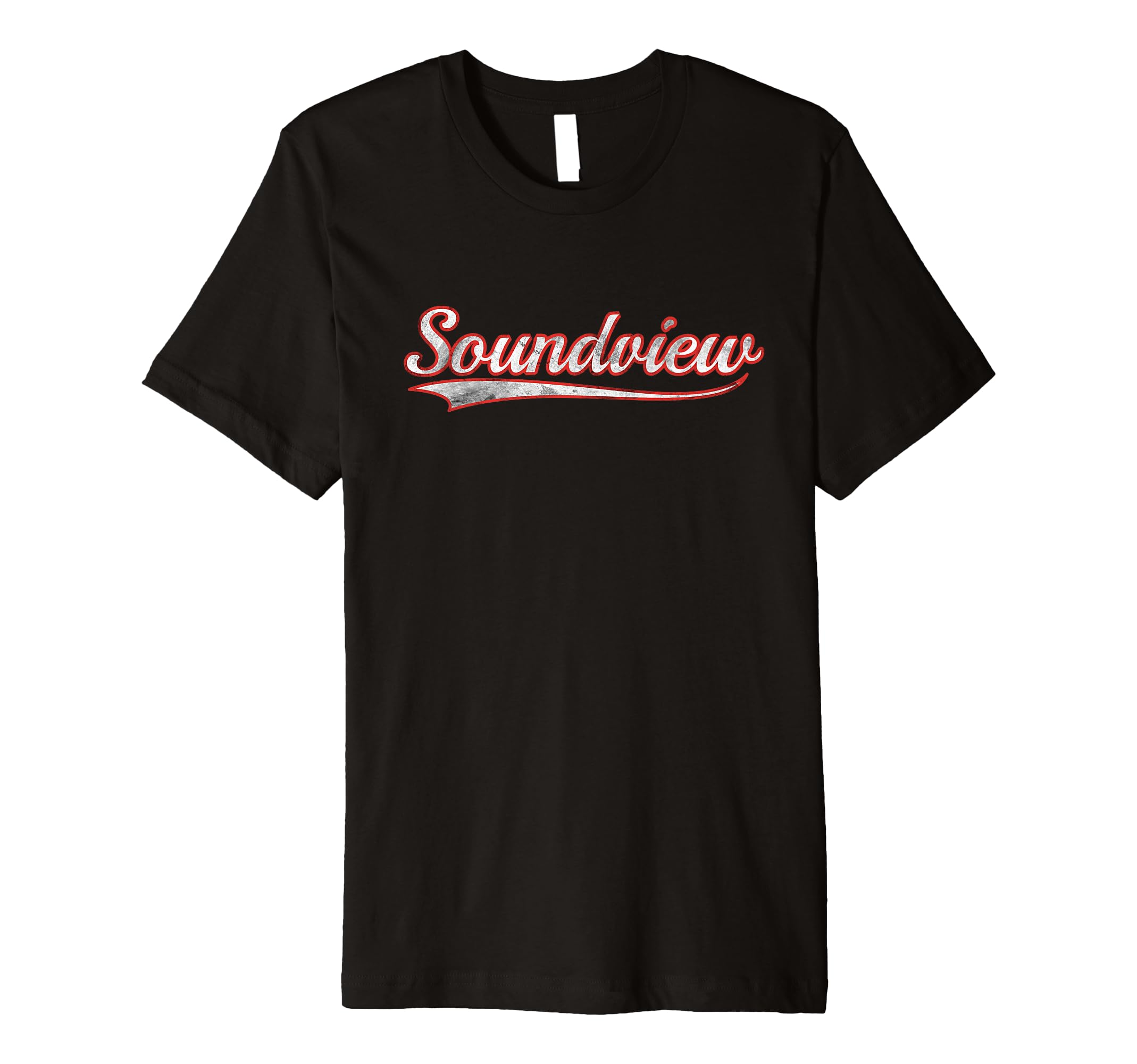 Soundview Varsity Distressed T-Shirt - Aesthetic Graphic for Adults - T-Shirt, Sweatshirt, Hoodie