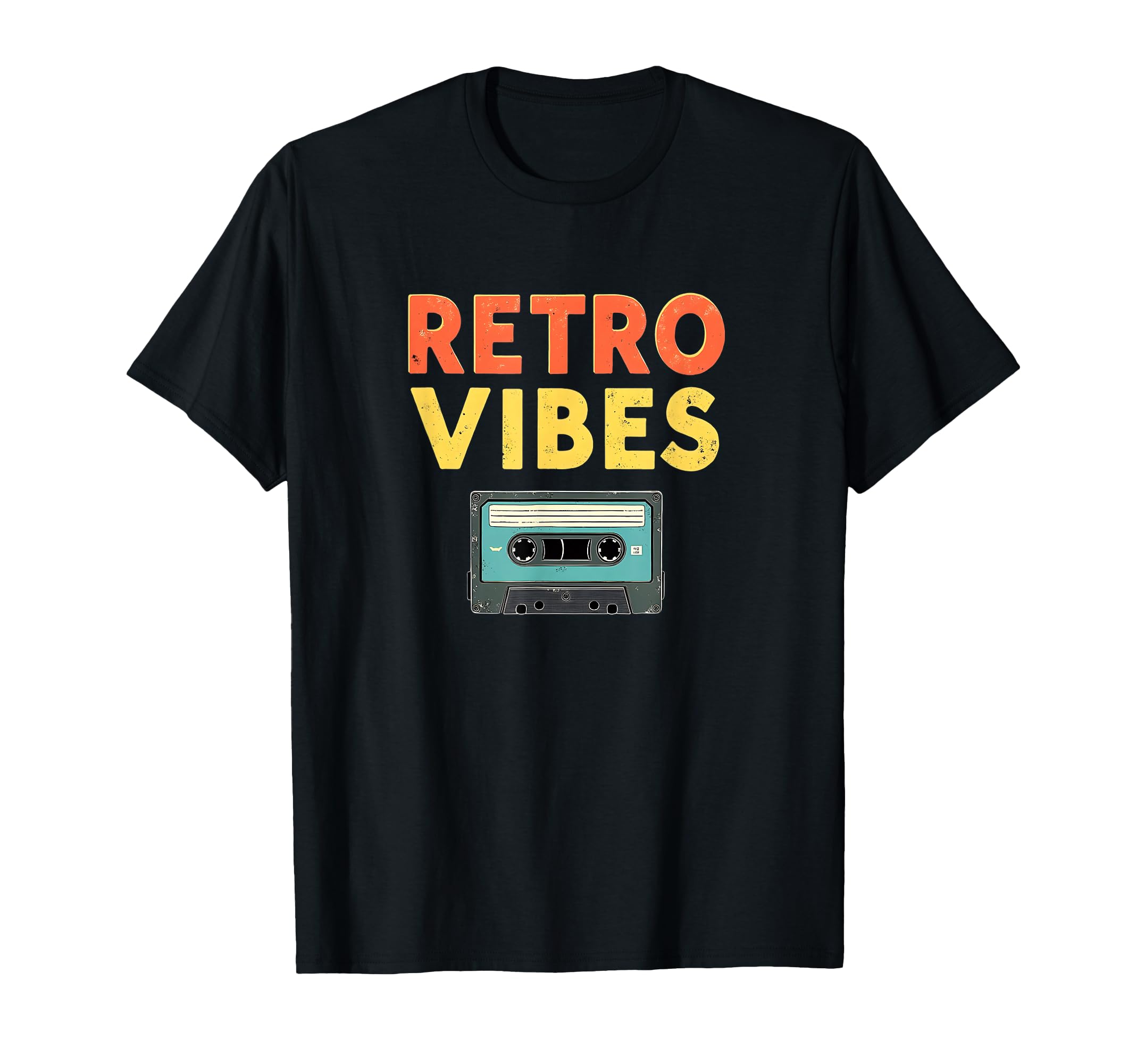 Vibes Cassette Tape T-Shirt - Casual Everyday Wear Men Women - T-Shirt, Sweatshirt, Hoodie