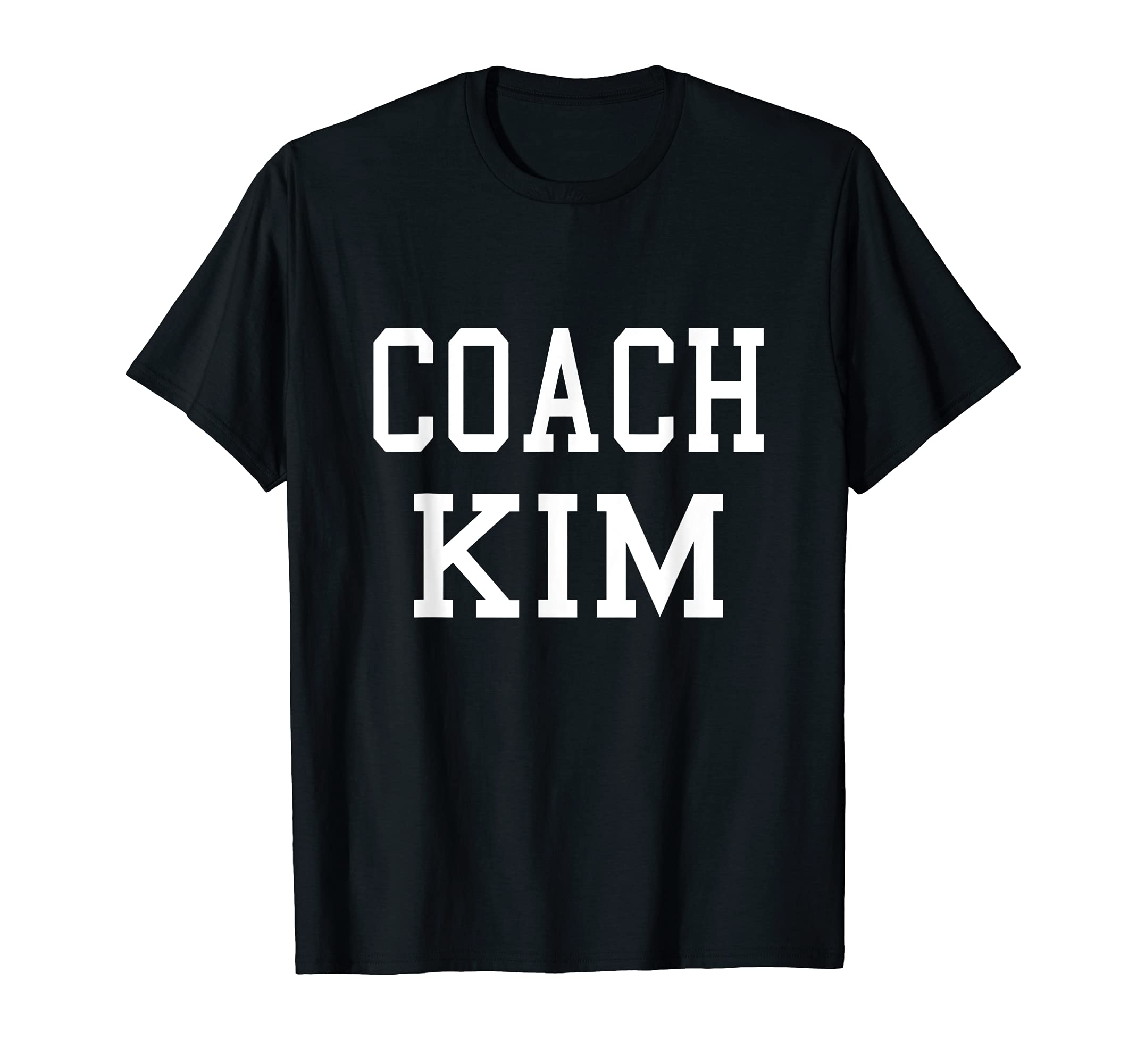 Coach Kim Custom Football Soccer Baseball T-Shirt - Graphic Print Unisex - T-Shirt, Sweatshirt, Hoodie