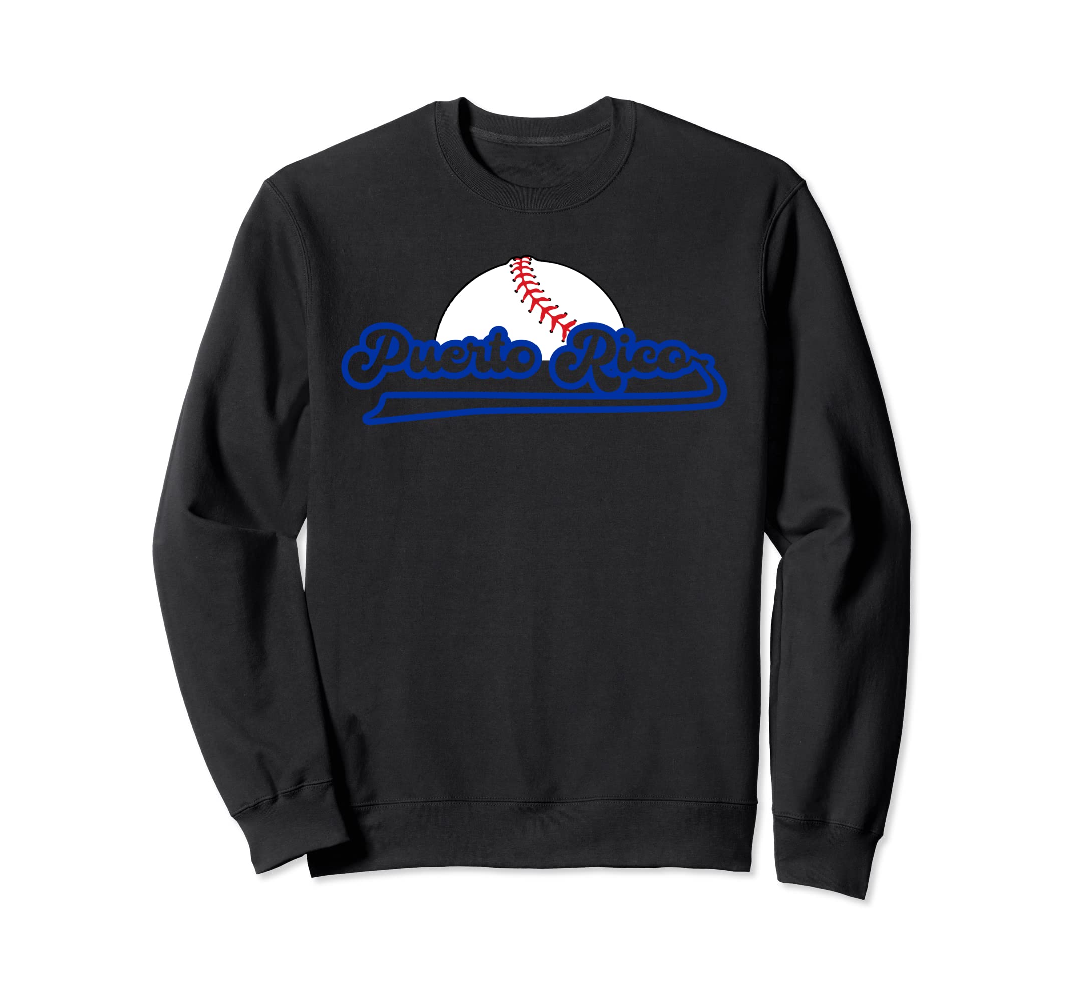 Puerto Rico Baseball Pride Red Sweatshirt - Trendy Graphic Men Women - T-Shirt, Sweatshirt, Hoodie