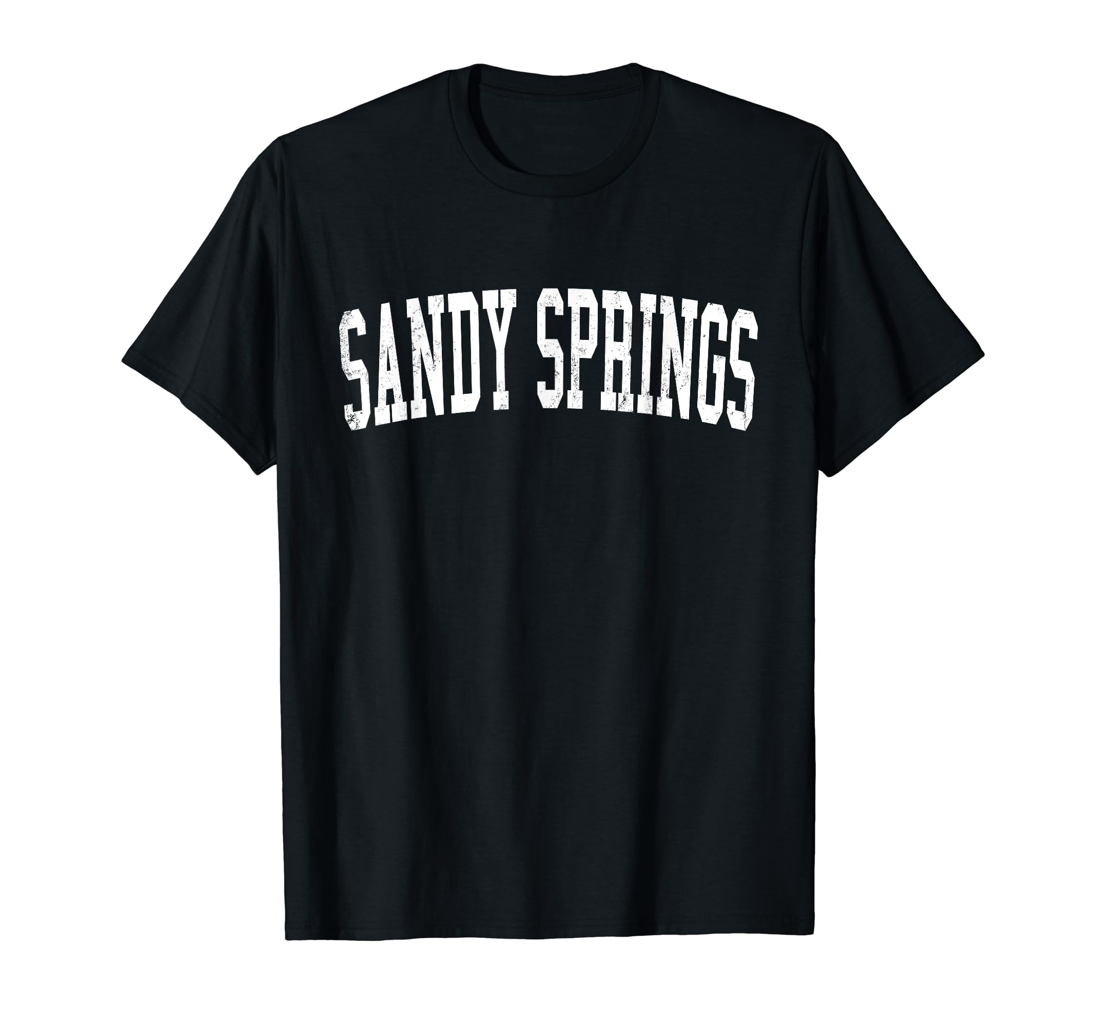 Sandy Ut Distressed White Varsity T-Shirt - Graphic Print Men Women - T-Shirt, Sweatshirt, Hoodie