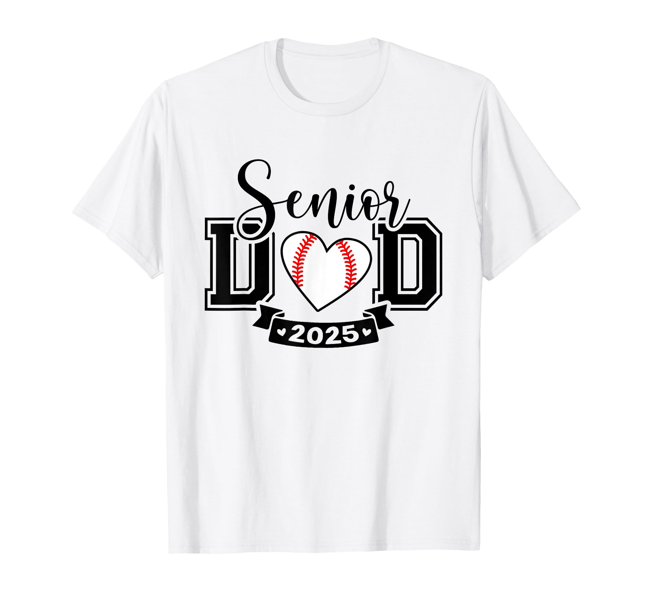 Senior Baseball Dad Class 2025 T-Shirt - Aesthetic Graphic Men Women - T-Shirt, Sweatshirt, Hoodie