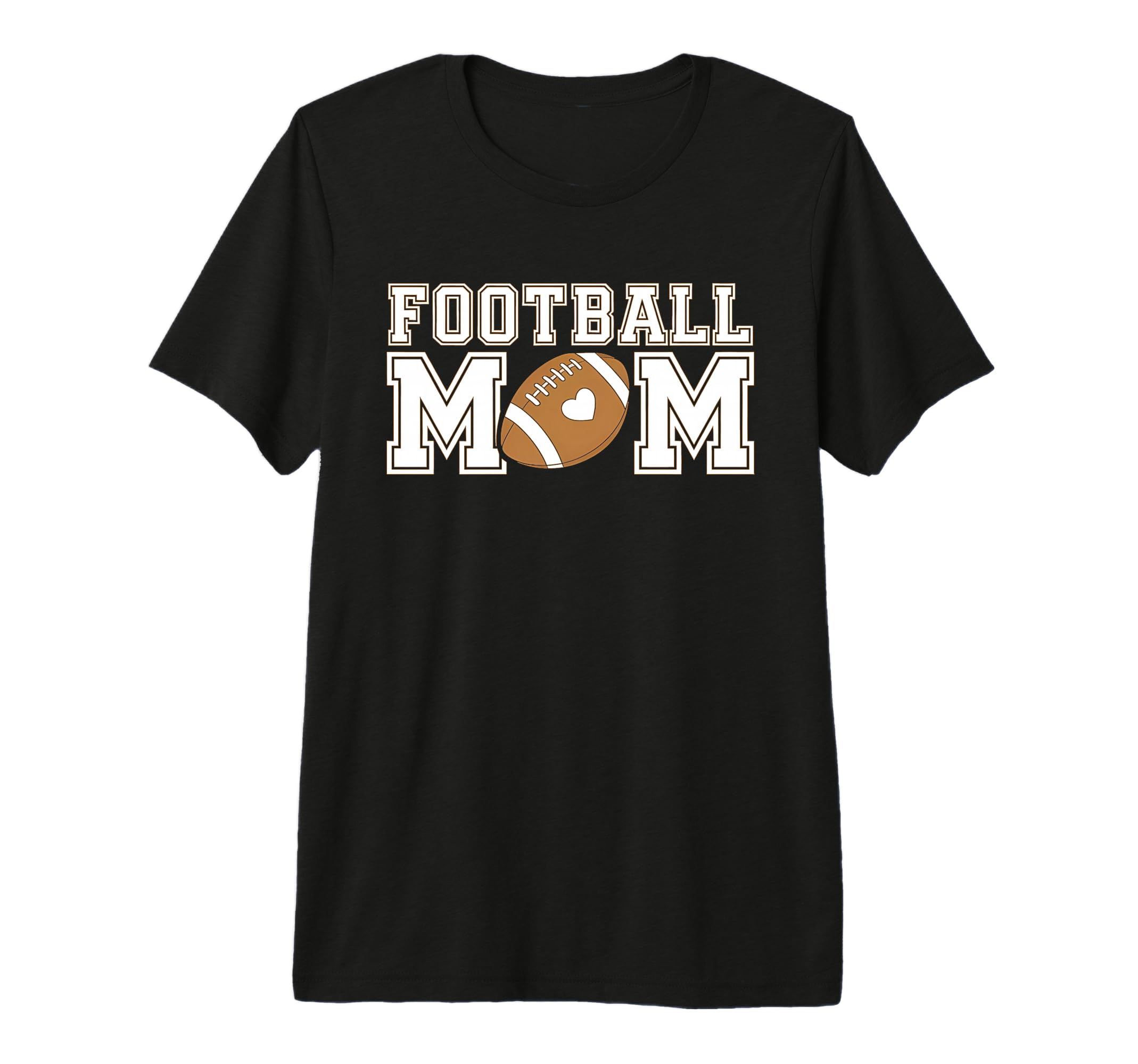 Funny Womens Game Day Football Mom Tri T-Shirt - Minimalist Print Unisex - T-Shirt, Sweatshirt, Hoodie