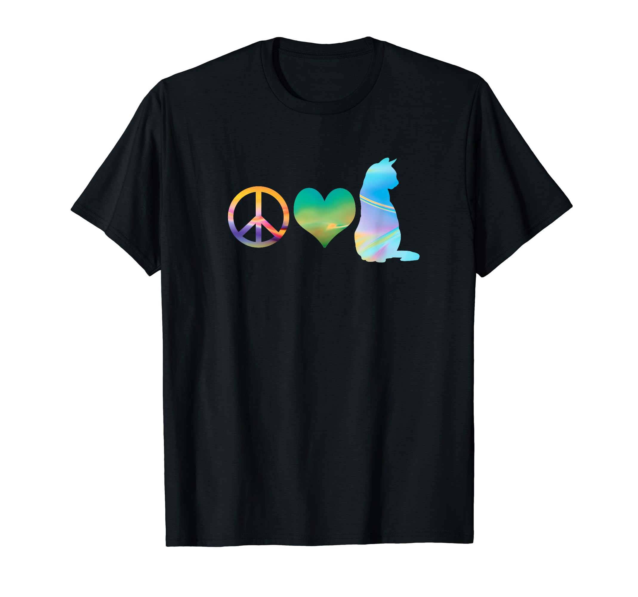 Cats Are Magical Peace Love Cats T-Shirt - Minimalist Print Unisex - T-Shirt, Sweatshirt, Hoodie