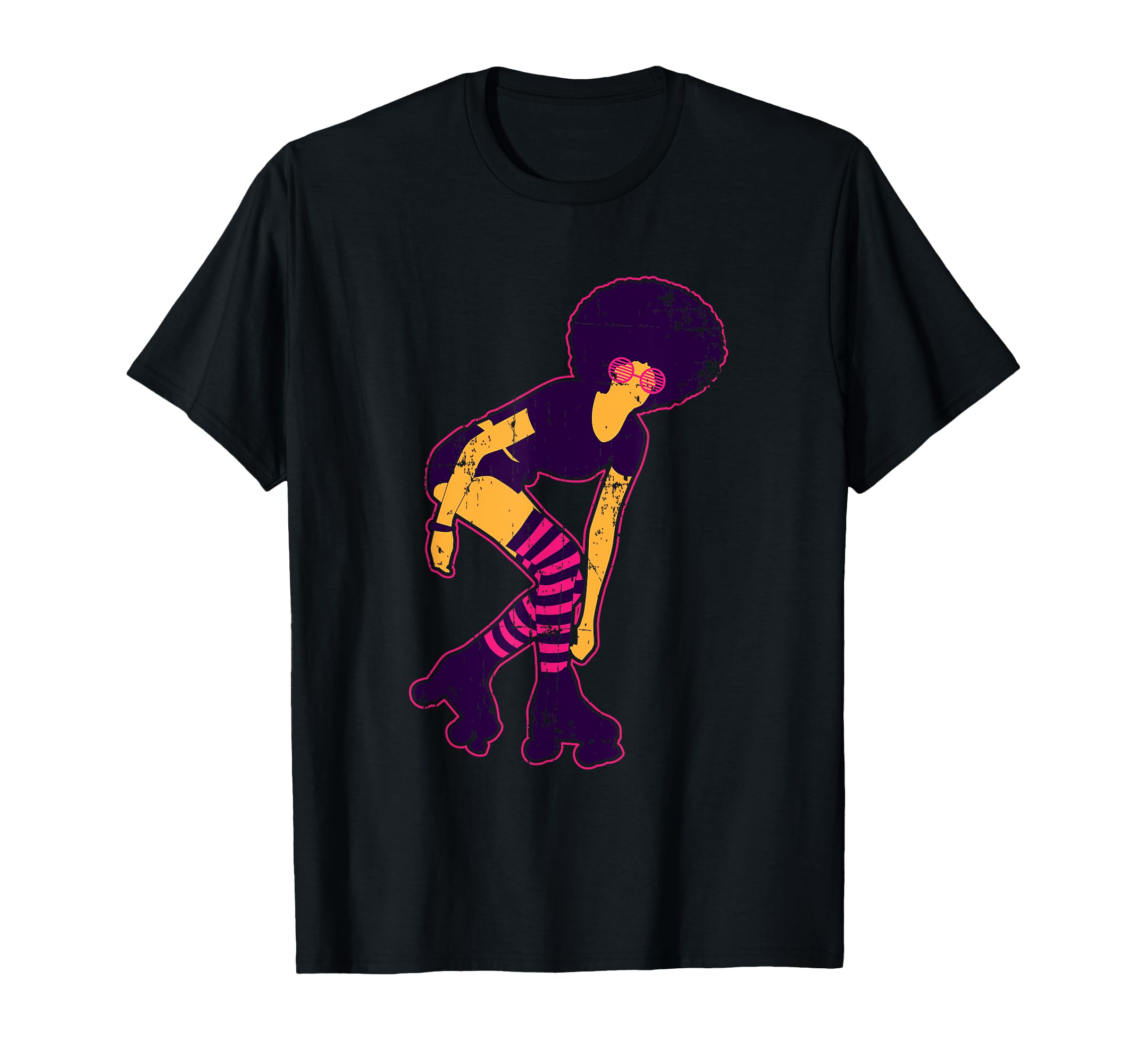 70S Rollerskating Roller Skates T-Shirt - Casual Everyday Wear Men Women - T-Shirt, Sweatshirt, Hoodie