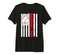 Funny Fathers Day Baseball Dad Flag T-Shirt - Unique Graphic for Adults - T-Shirt, Sweatshirt, Hoodie