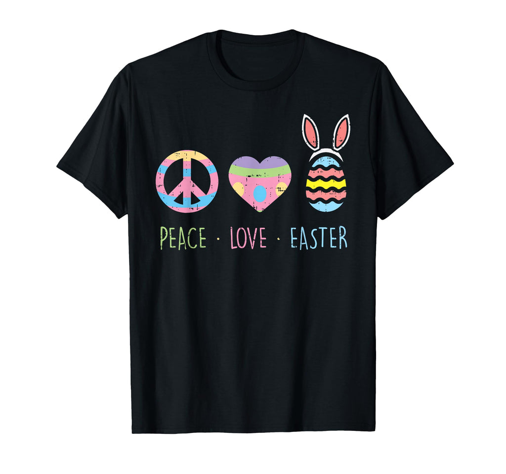 Peace Sign Love Heart Easter Egg T-Shirt - Minimalist Print for Adults - T-Shirt, Sweatshirt, Hoodie