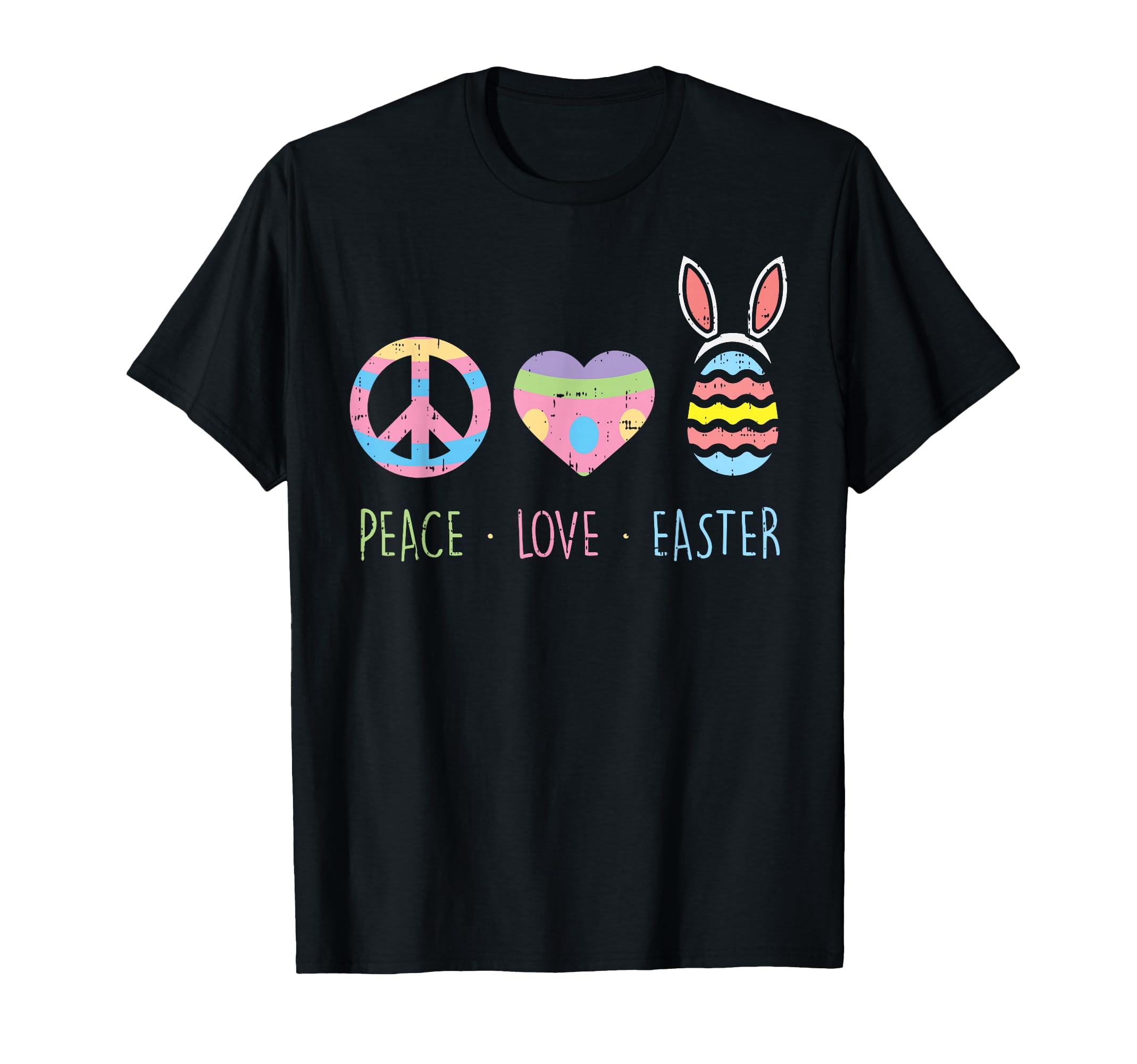 Peace Sign Love Heart Easter Egg T-Shirt - Minimalist Print for Adults - T-Shirt, Sweatshirt, Hoodie