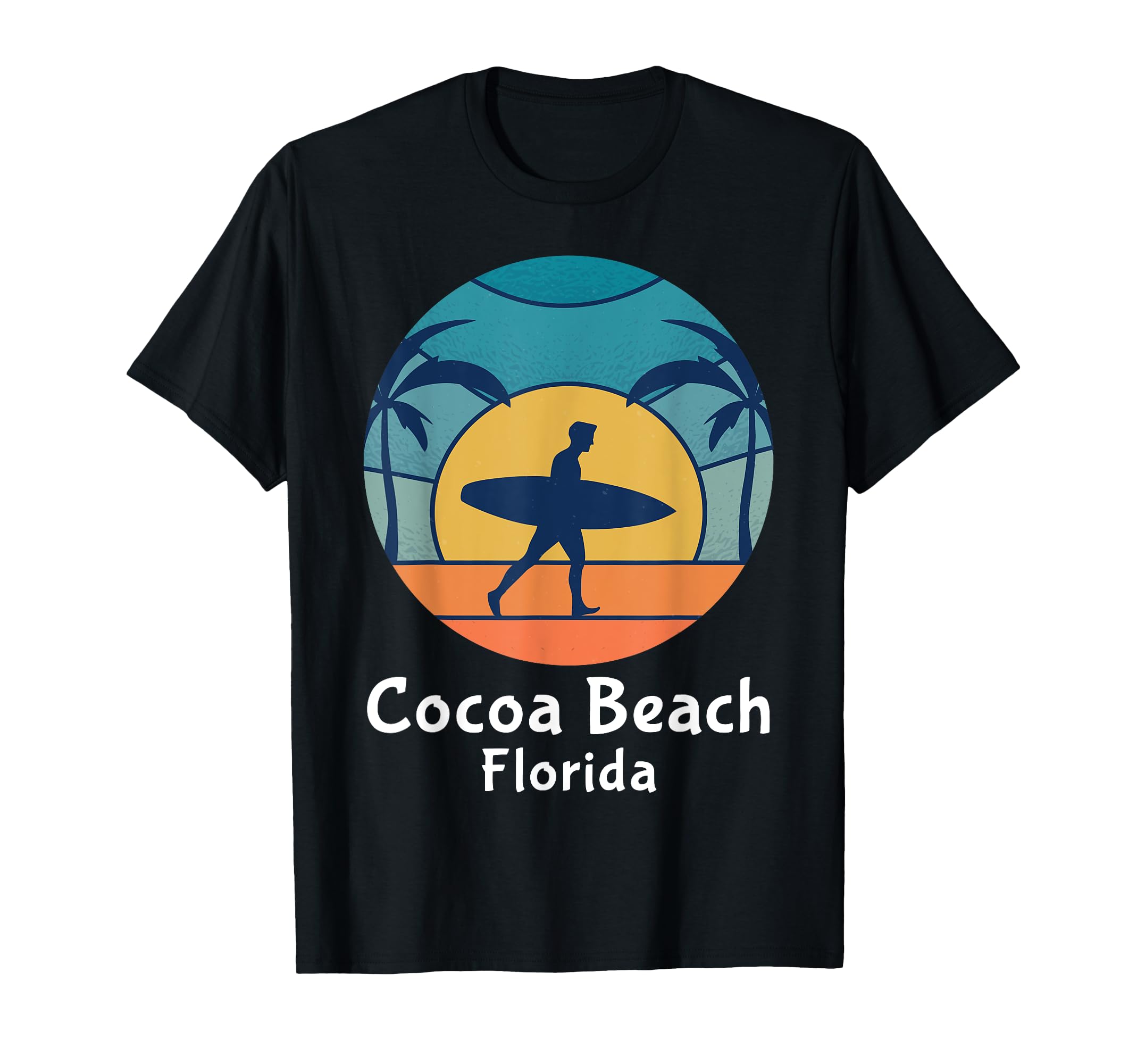 Cocoa Beach Florida Surfing Surfer T-Shirt - Graphic Print Men Women - T-Shirt, Sweatshirt, Hoodie