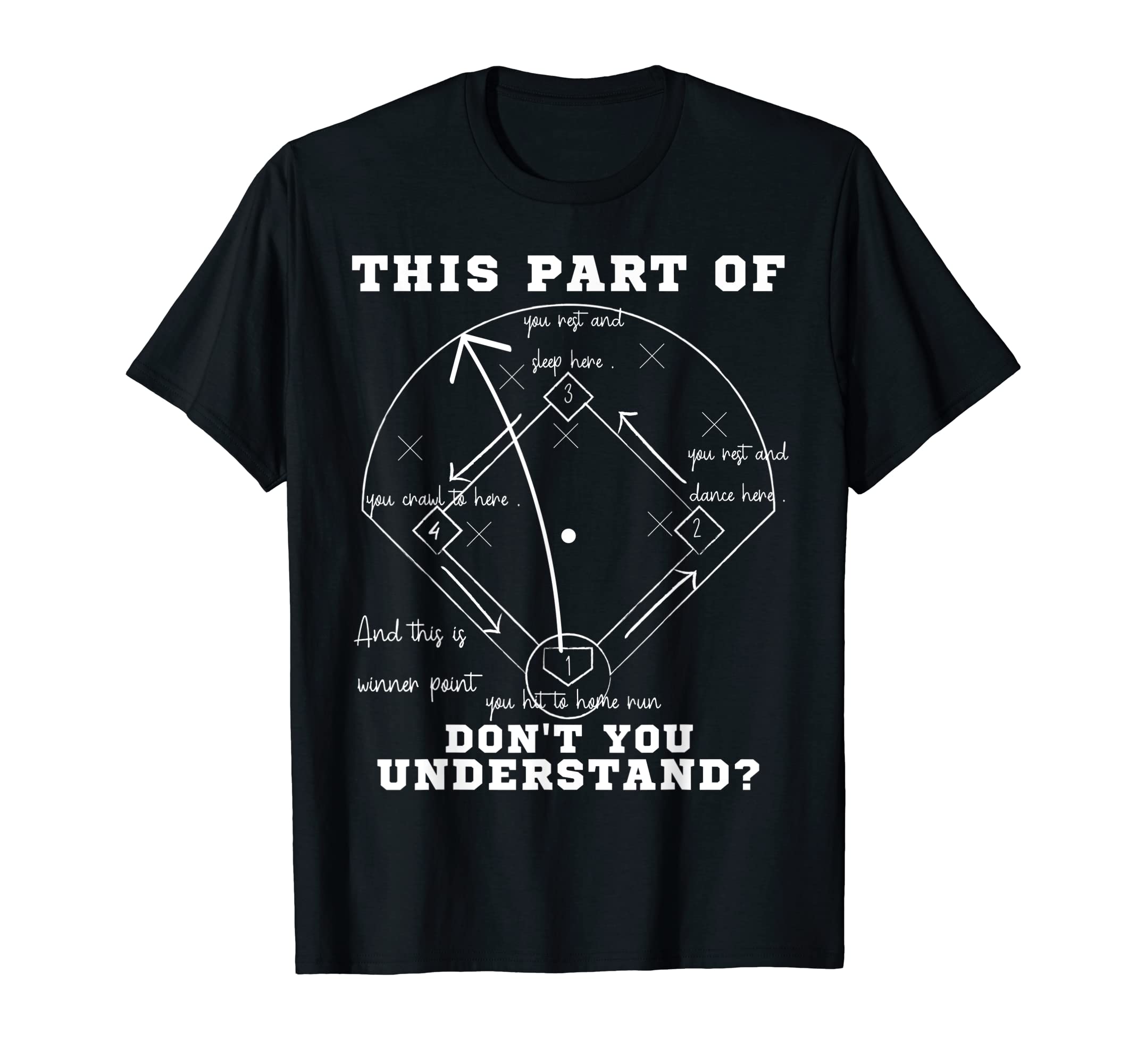 Dont You Understand Baseball Coach T-Shirt - Fun Novelty Design Unisex - T-Shirt, Sweatshirt, Hoodie