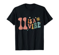 Hippie 11 Is Vibe Birthday Boho Eleven T-Shirt - Unique Graphic Men Women - T-Shirt, Sweatshirt, Hoodie