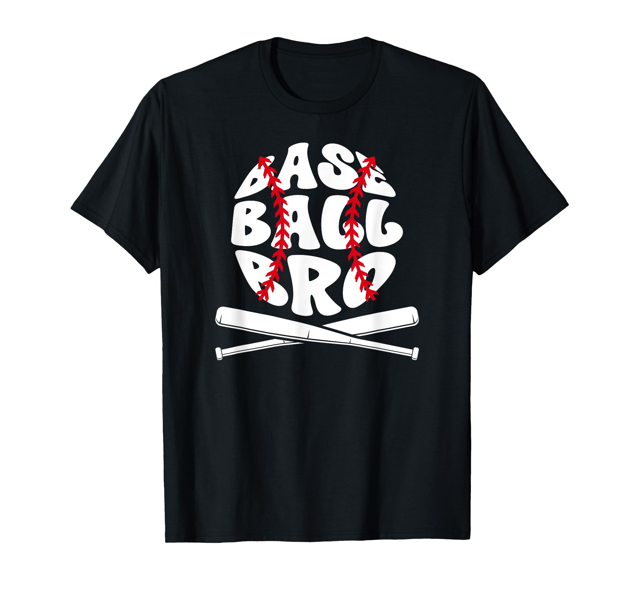 Baseball Bro Proud Baseball Brother T-Shirt - Minimalist Print for Adults - T-Shirt, Sweatshirt, Hoodie