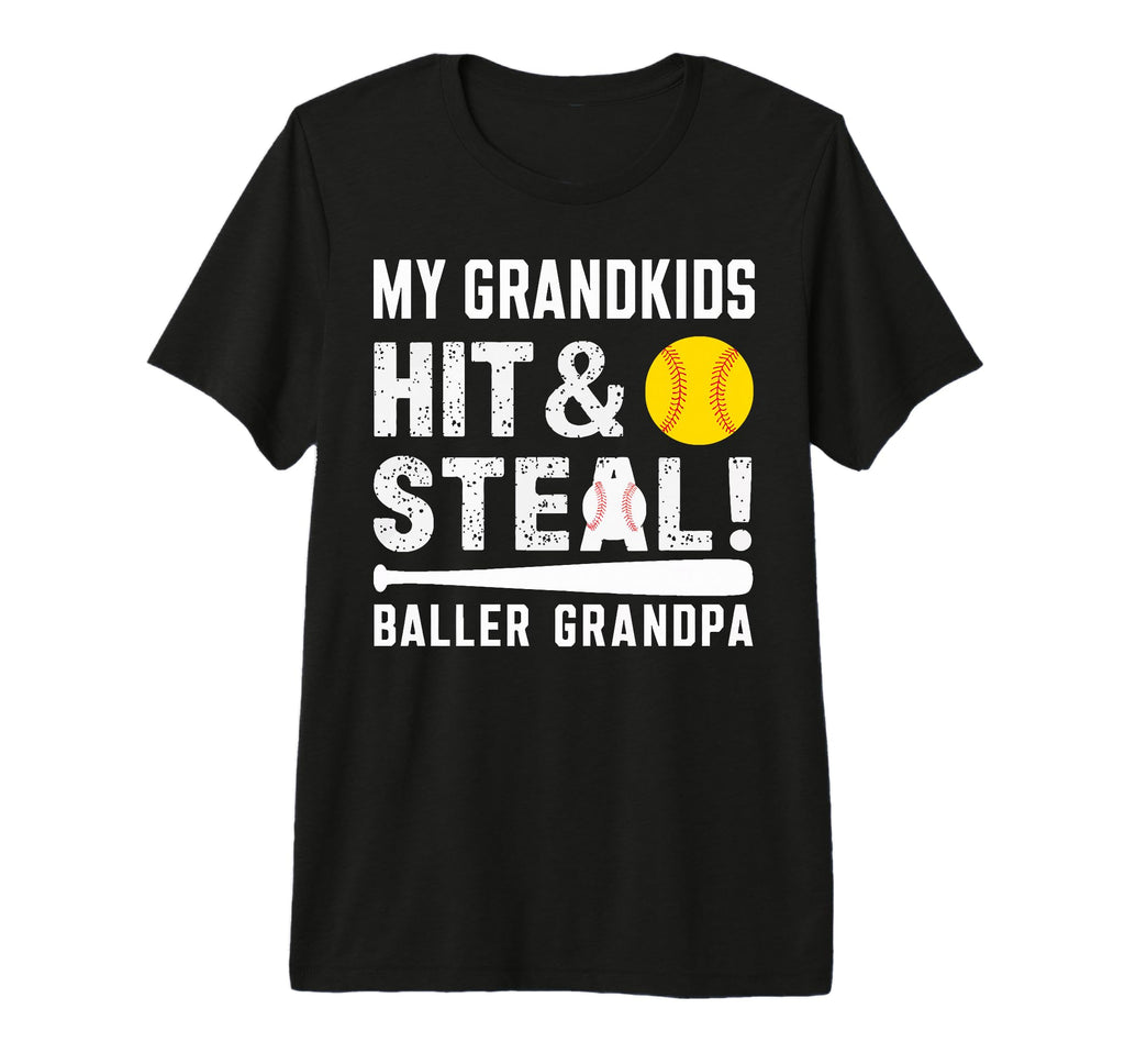 Mens Baseball Grandpa Grandfather T-Shirt - Fun Novelty Design Men Women - T-Shirt, Sweatshirt, Hoodie