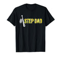 Number One Softball Step Dad Fathers Day T-Shirt - Graphic Print Unisex - T-Shirt, Sweatshirt, Hoodie