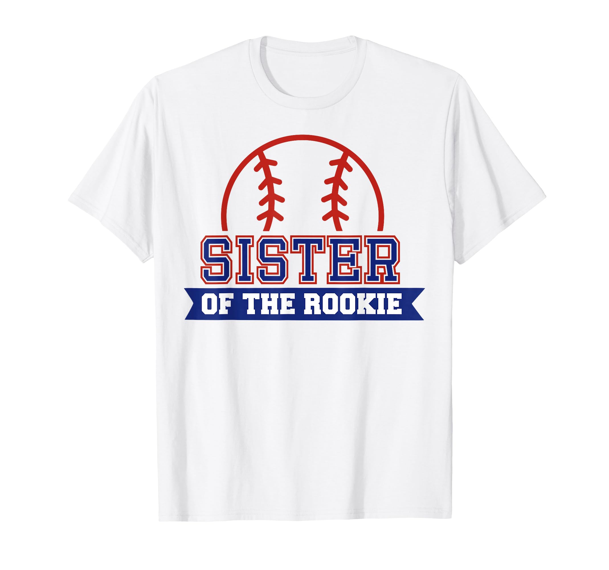 Sister Rookie 1St Birthday Baseball T-Shirt - Graphic Print for Adults - T-Shirt, Sweatshirt, Hoodie