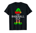 Baseball Elf Lover Family Matching T-Shirt - Fun Novelty Design Unisex - T-Shirt, Sweatshirt, Hoodie