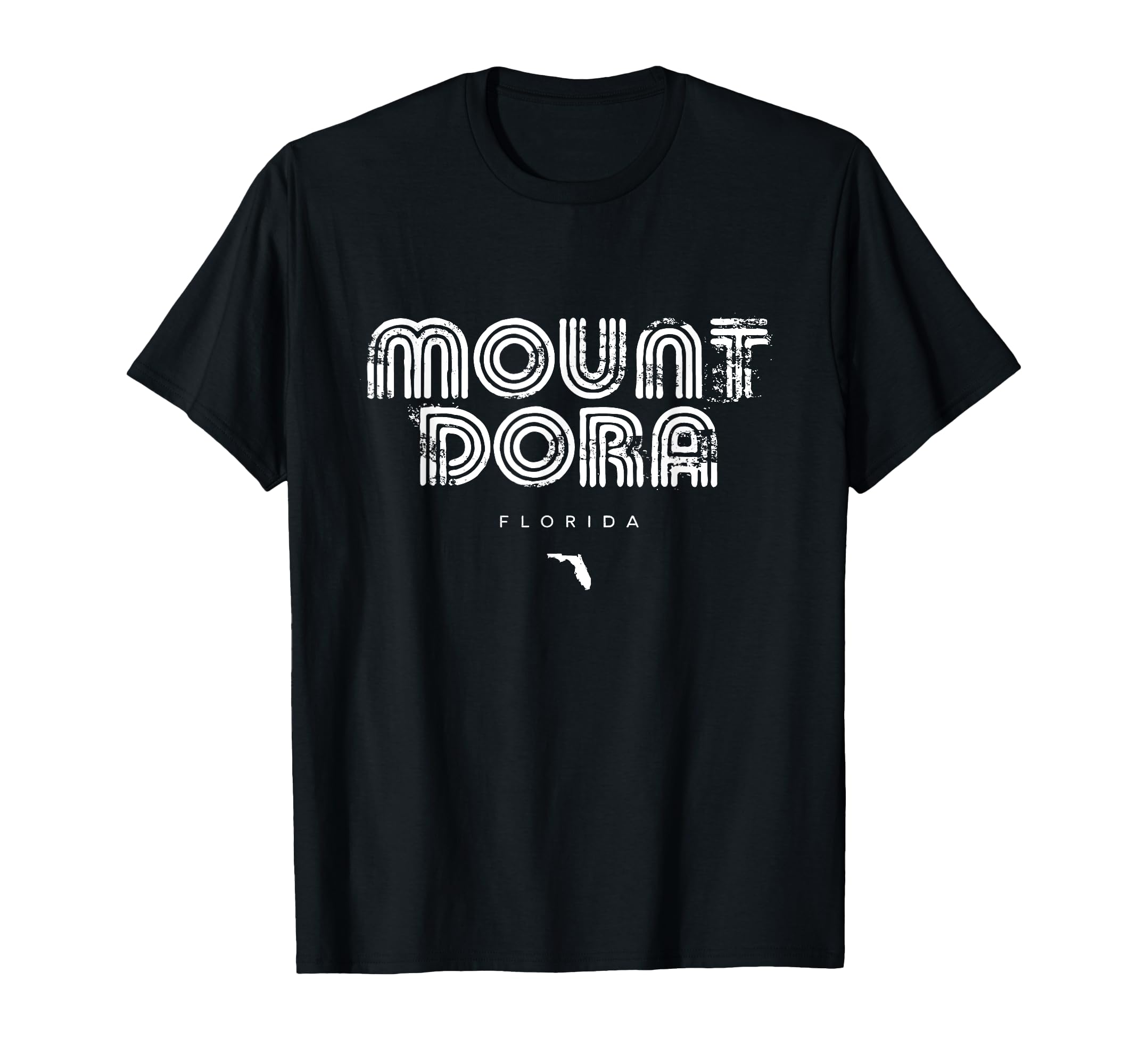 Mount Dora Florida Fl 70S 80S Type T-Shirt - Trendy Graphic Men Women - T-Shirt, Sweatshirt, Hoodie
