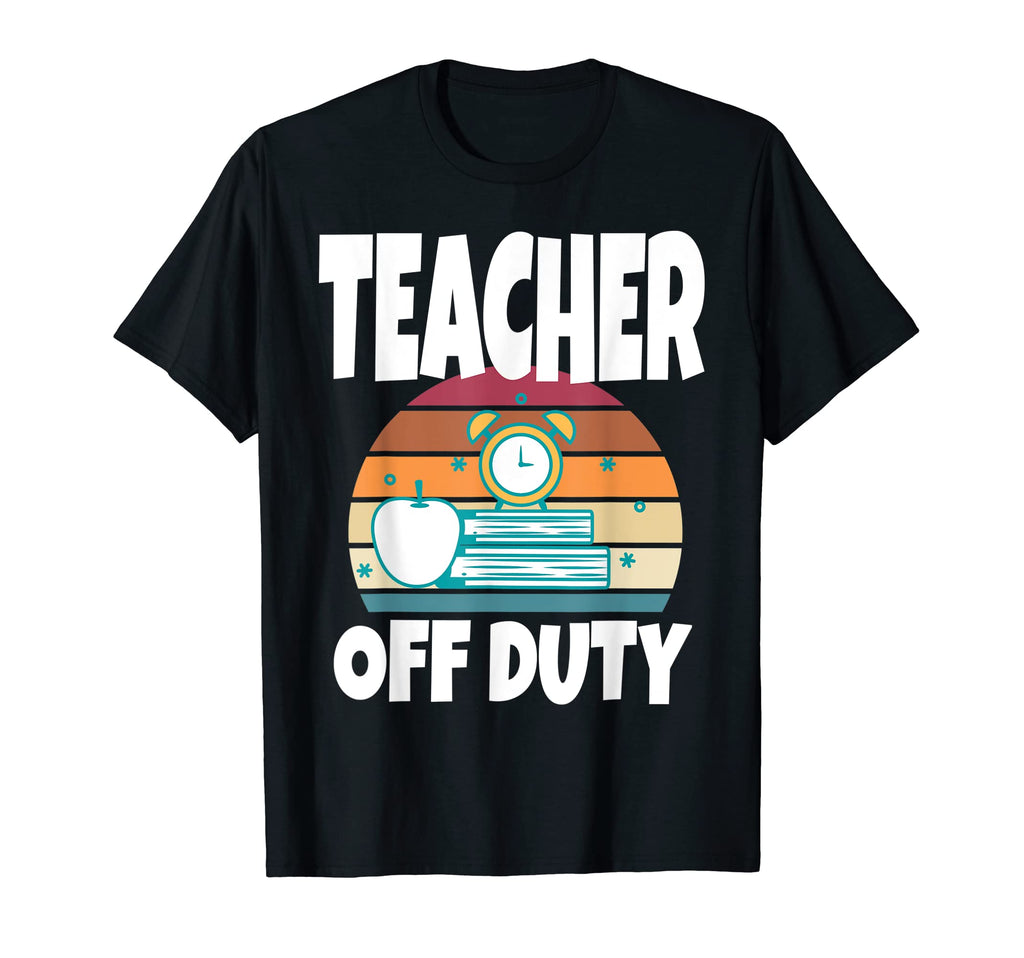 Teacher Off Duty Sunset T-Shirt - Unique Graphic for Adults - T-Shirt, Sweatshirt, Hoodie