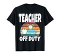Teacher Off Duty Sunset T-Shirt - Unique Graphic for Adults - T-Shirt, Sweatshirt, Hoodie