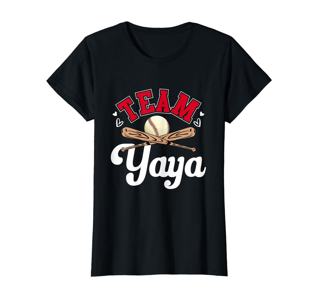 Team Yaya Mothers Day Baseball Softball T-Shirt - Graphic Print Men Women - T-Shirt, Sweatshirt, Hoodie