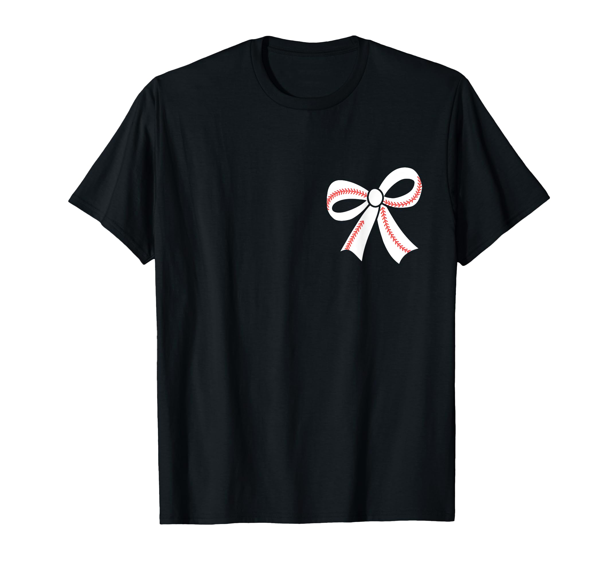 Baseball Bow Baseball Mom Mama T-Shirt - Aesthetic Graphic Men Women - T-Shirt, Sweatshirt, Hoodie