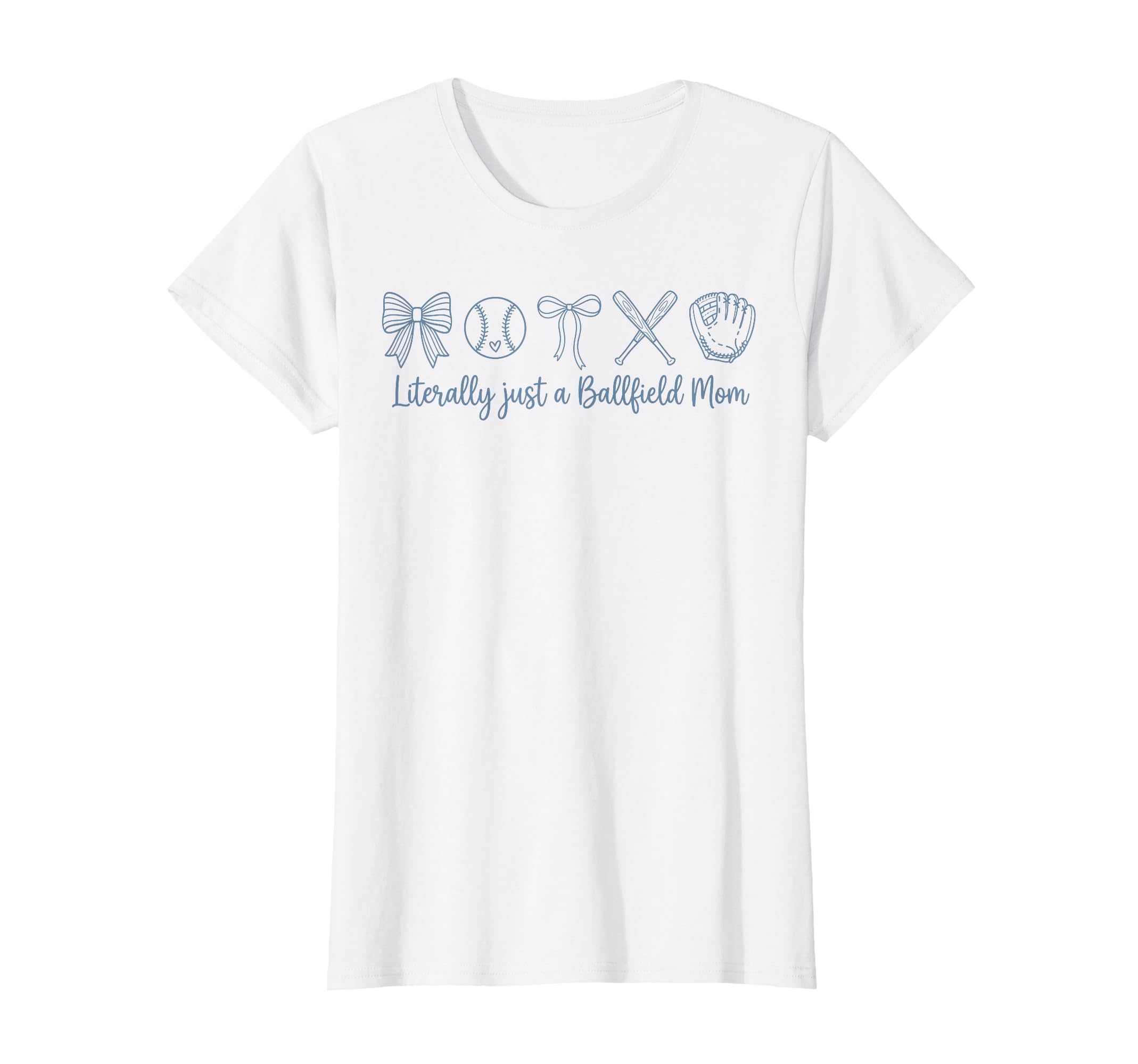 Ballfield Mom Baseball Mama Softball T-Shirt - Casual Everyday Wear Unisex - T-Shirt, Sweatshirt, Hoodie