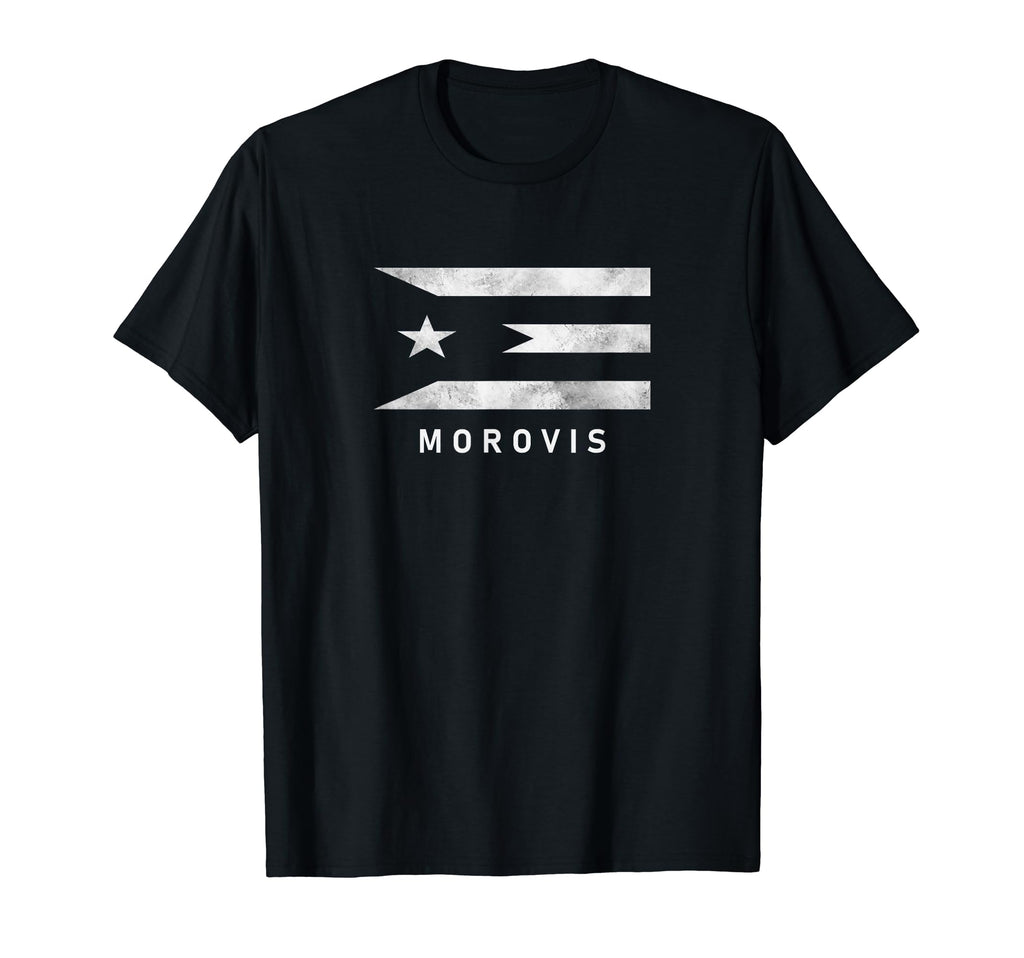 Distressed Morovis Puerto Rico Flag T-Shirt - Custom Art Print Unisex - T-Shirt, Sweatshirt, Hoodie