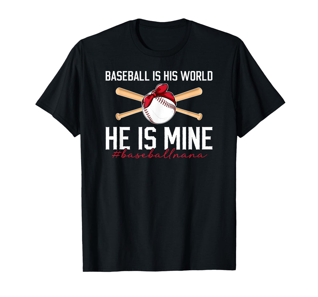 Baseball Nana Grandma Proud Baseball T-Shirt - Graphic Print Men Women - T-Shirt, Sweatshirt, Hoodie