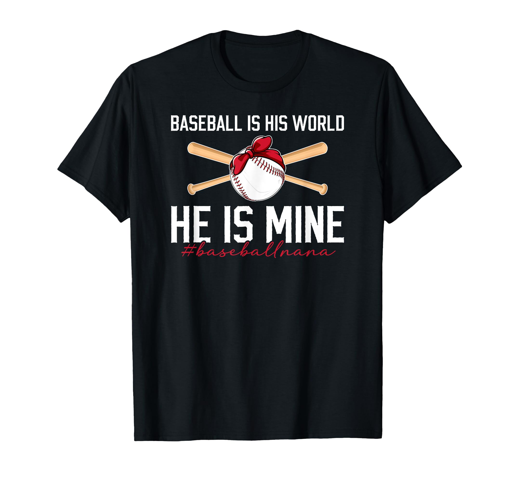 Baseball Nana Grandma Proud Baseball T-Shirt - Graphic Print Men Women - T-Shirt, Sweatshirt, Hoodie