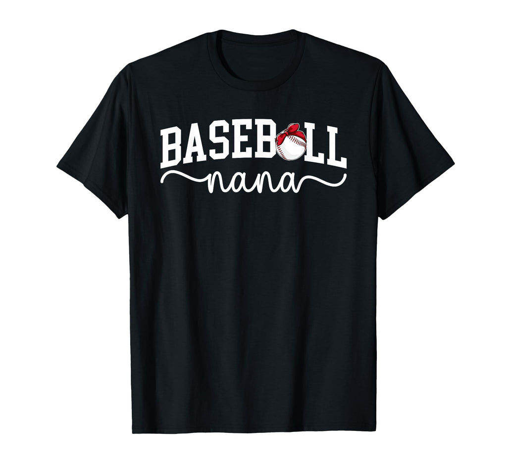Baseball Nana Grandma Nana Baseball T-Shirt - Minimalist Print Unisex - T-Shirt, Sweatshirt, Hoodie