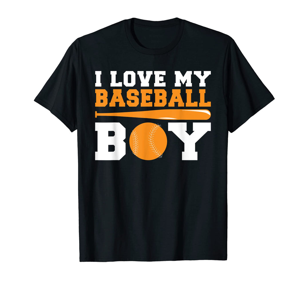 I Love My Baseball Baseball Parents T-Shirt - Fun Novelty Design for Adults - T-Shirt, Sweatshirt, Hoodie