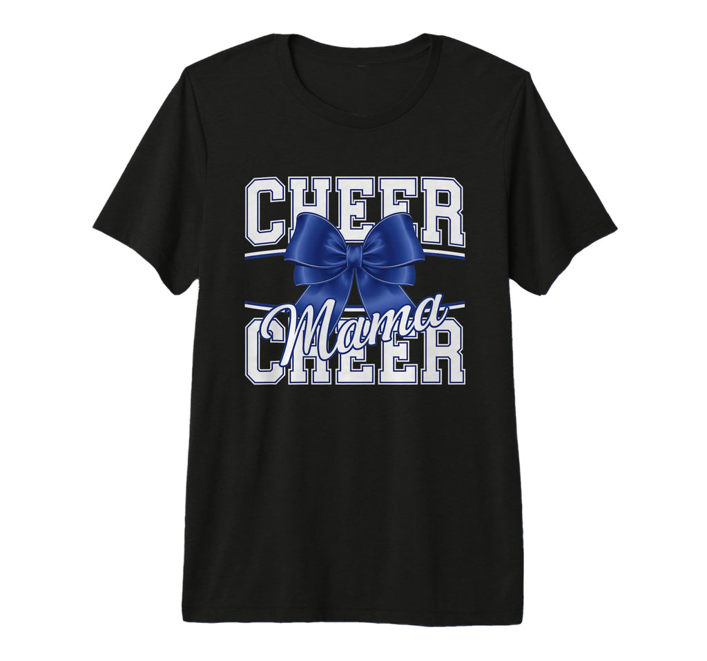 Cheer Mom Mother Bow Cheerleader T-Shirt - Casual Everyday Wear Unisex - T-Shirt, Sweatshirt, Hoodie